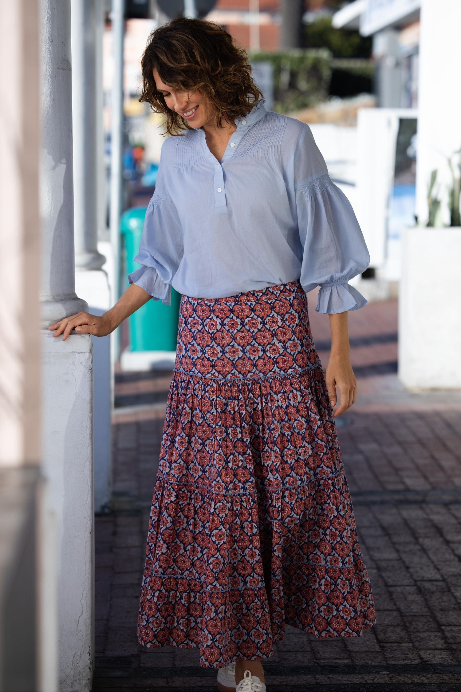 Amy Blouse - Blue Voile