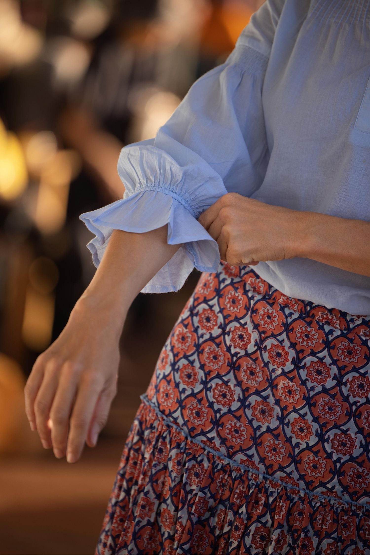 Amy Blouse - Blue Voile