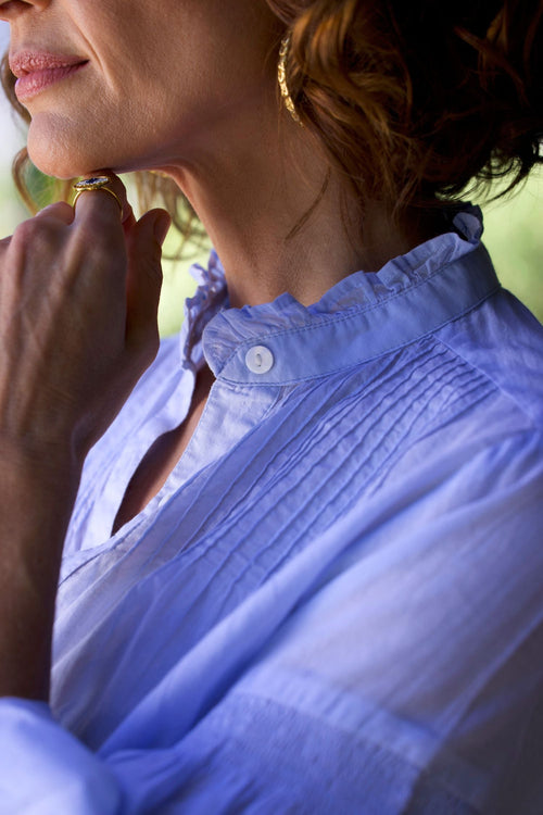 Amy Blouse - Blue Voile