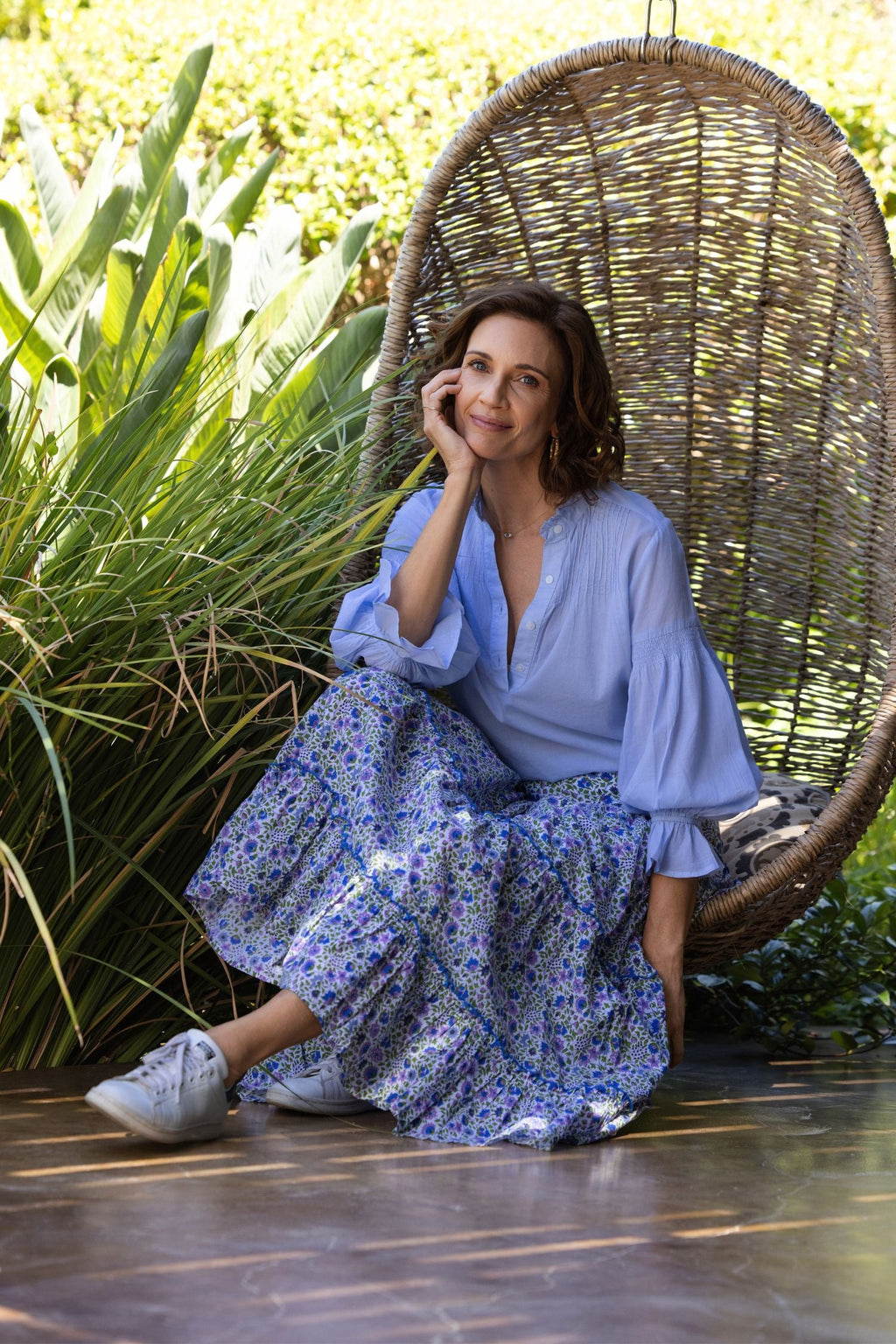 Amy Blouse - Blue Voile