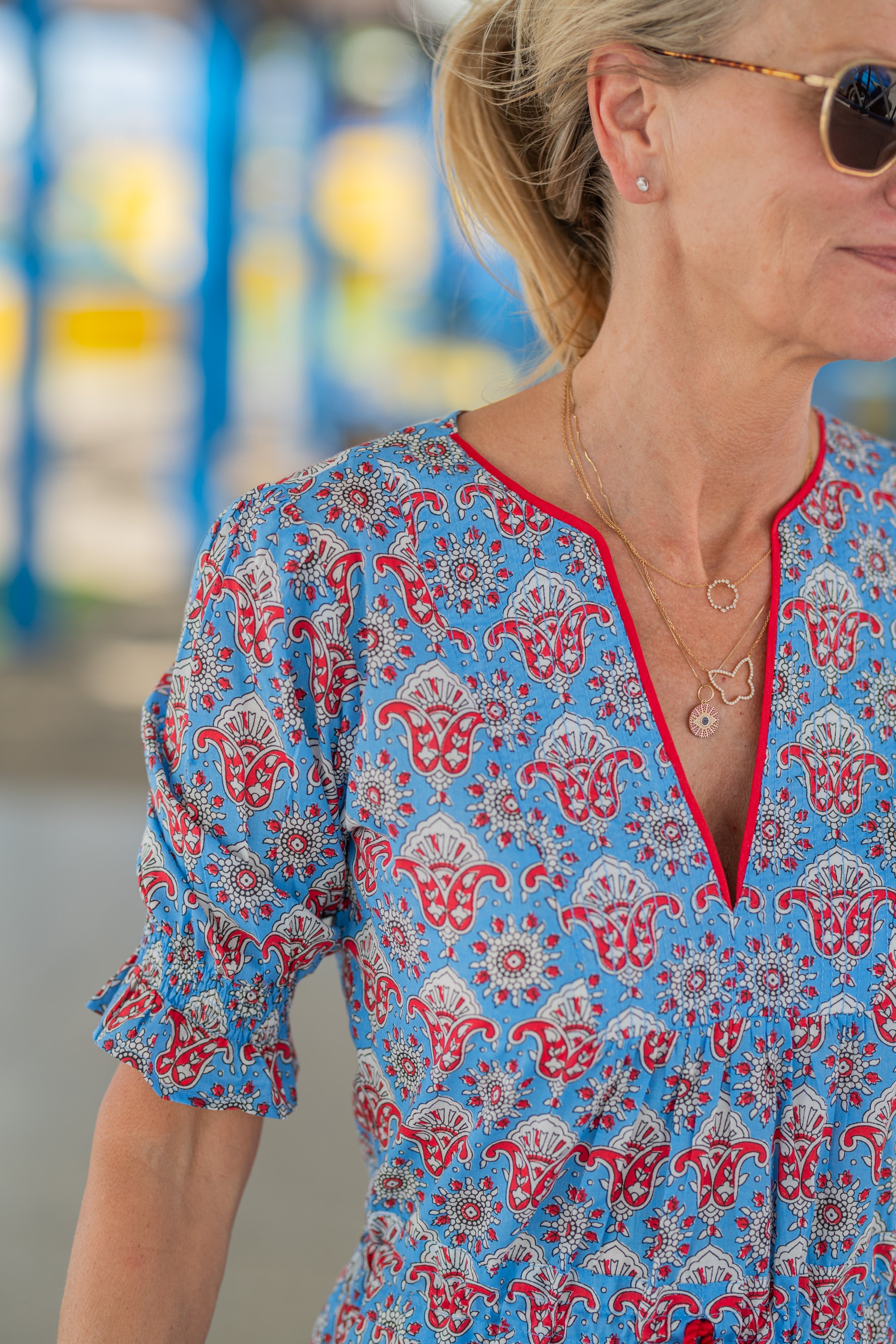 Tara Dress - Red Lotus