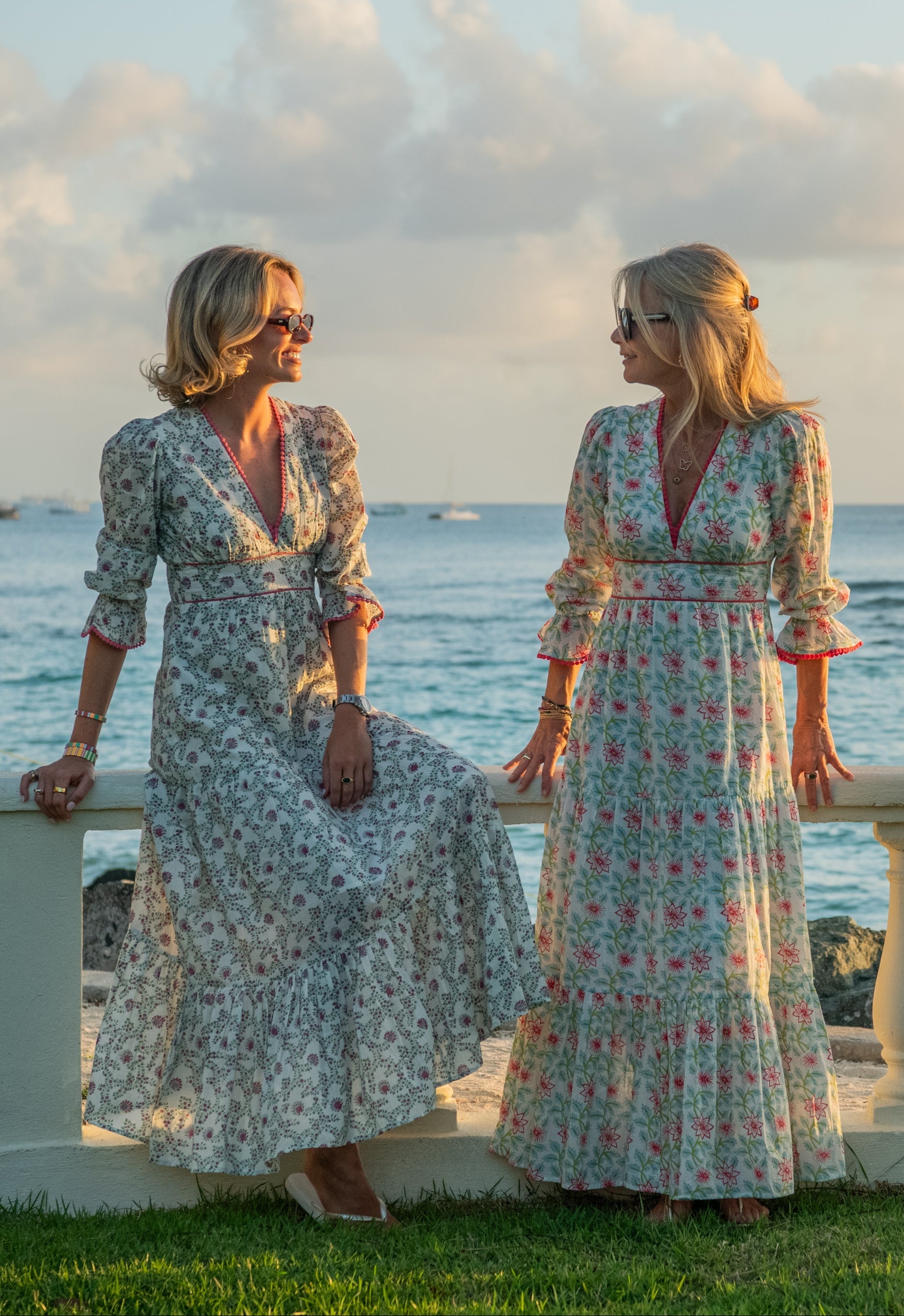Eliza Dress - Floral Vine