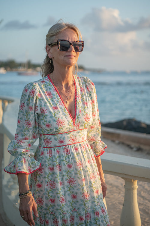 Eliza Dress - Floral Vine