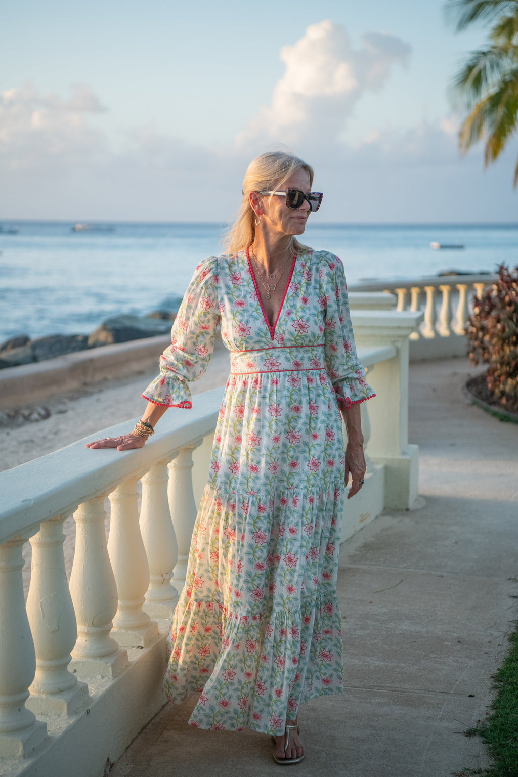 Eliza Dress - Floral Vine