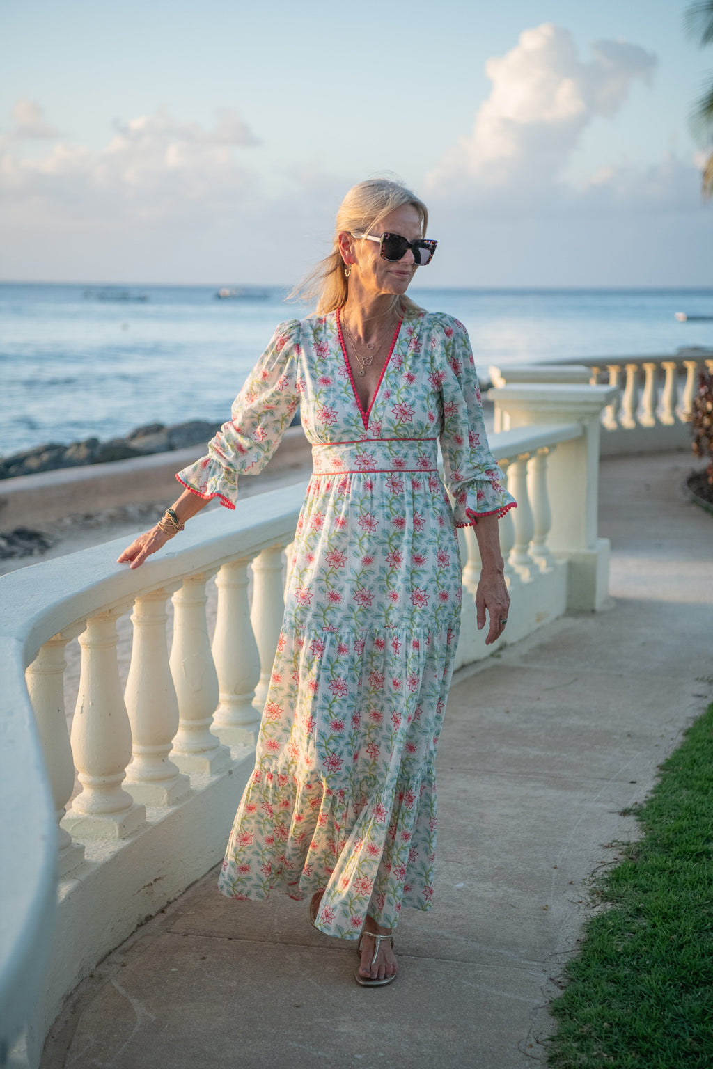 Eliza Dress - Floral Vine