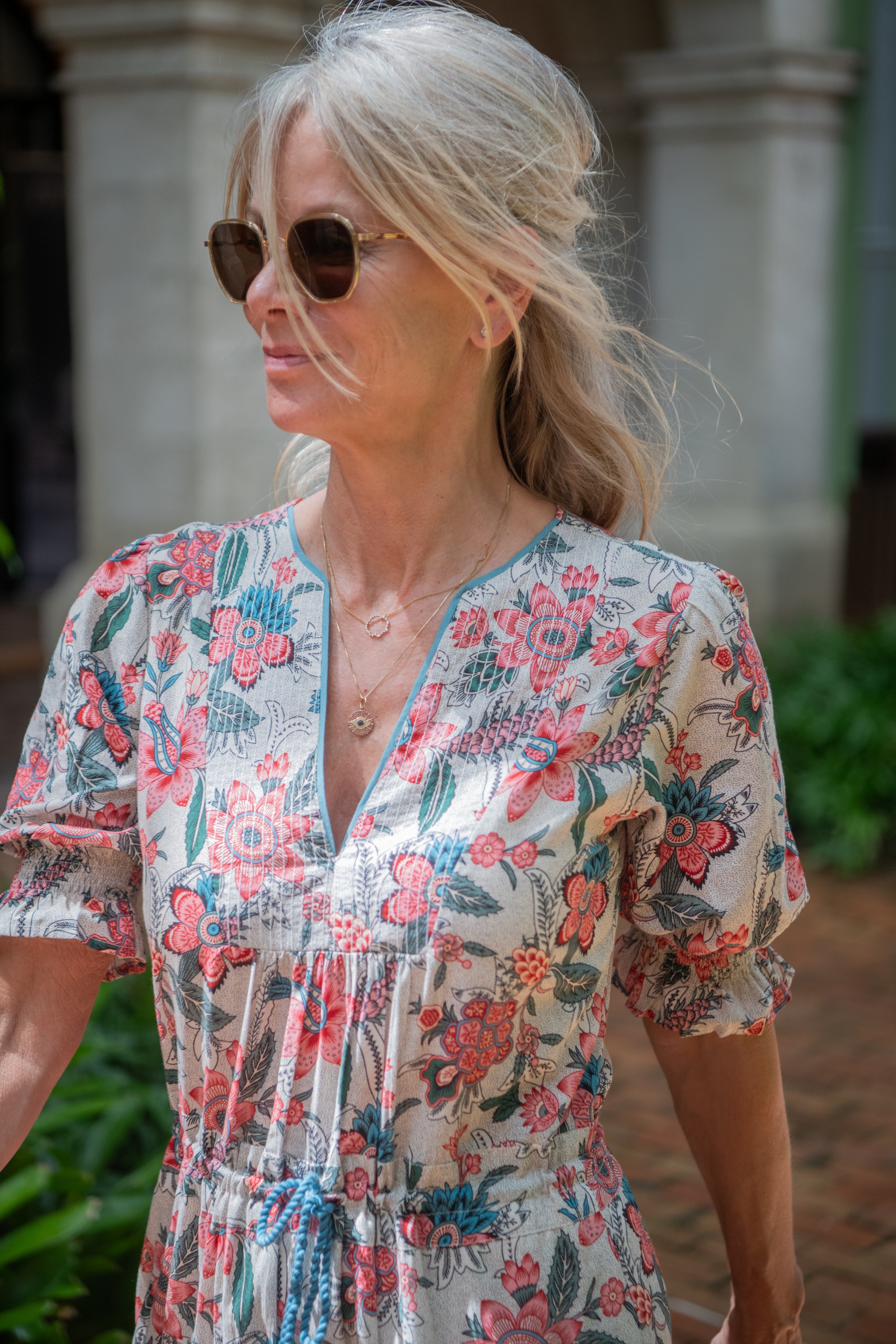 Tara Dress - Bali Flower