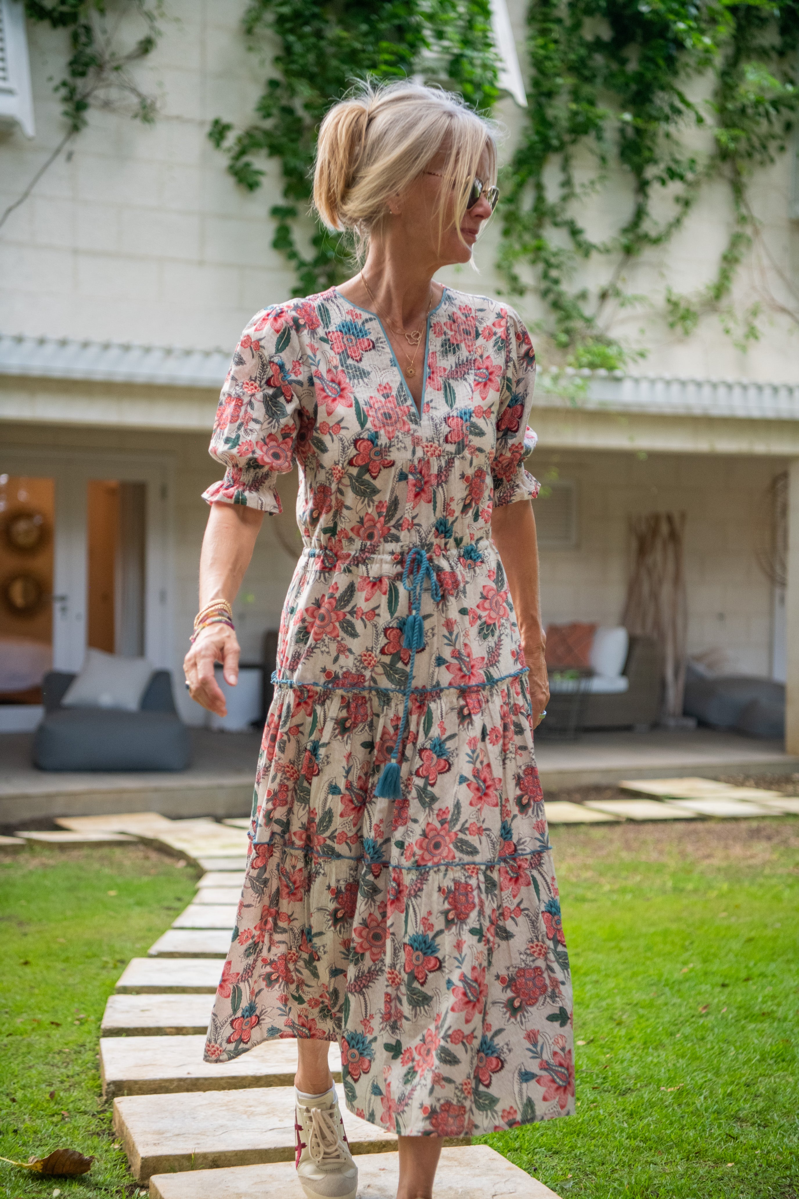 Tara Dress - Bali Flower