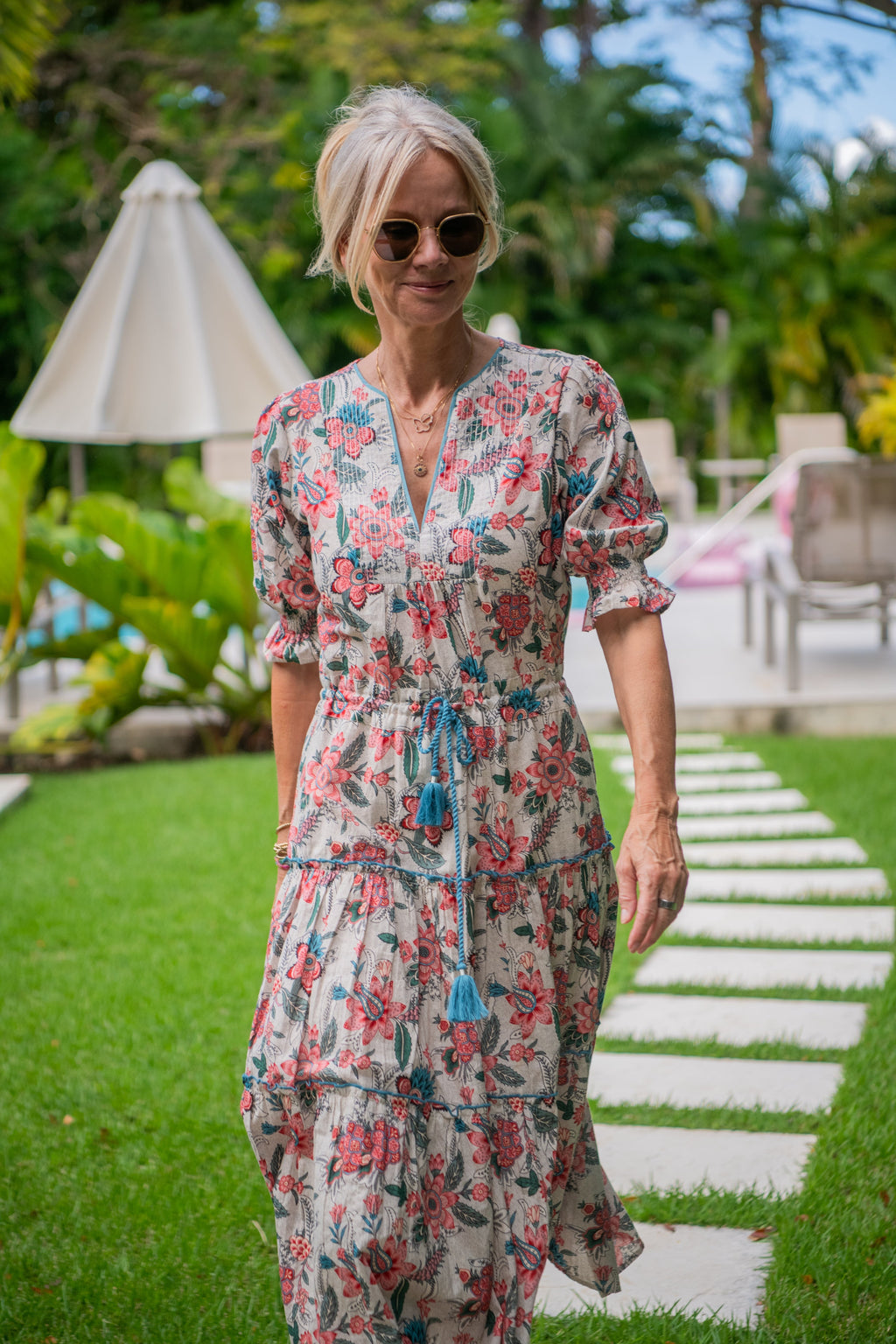 Tara Dress - Bali Flower