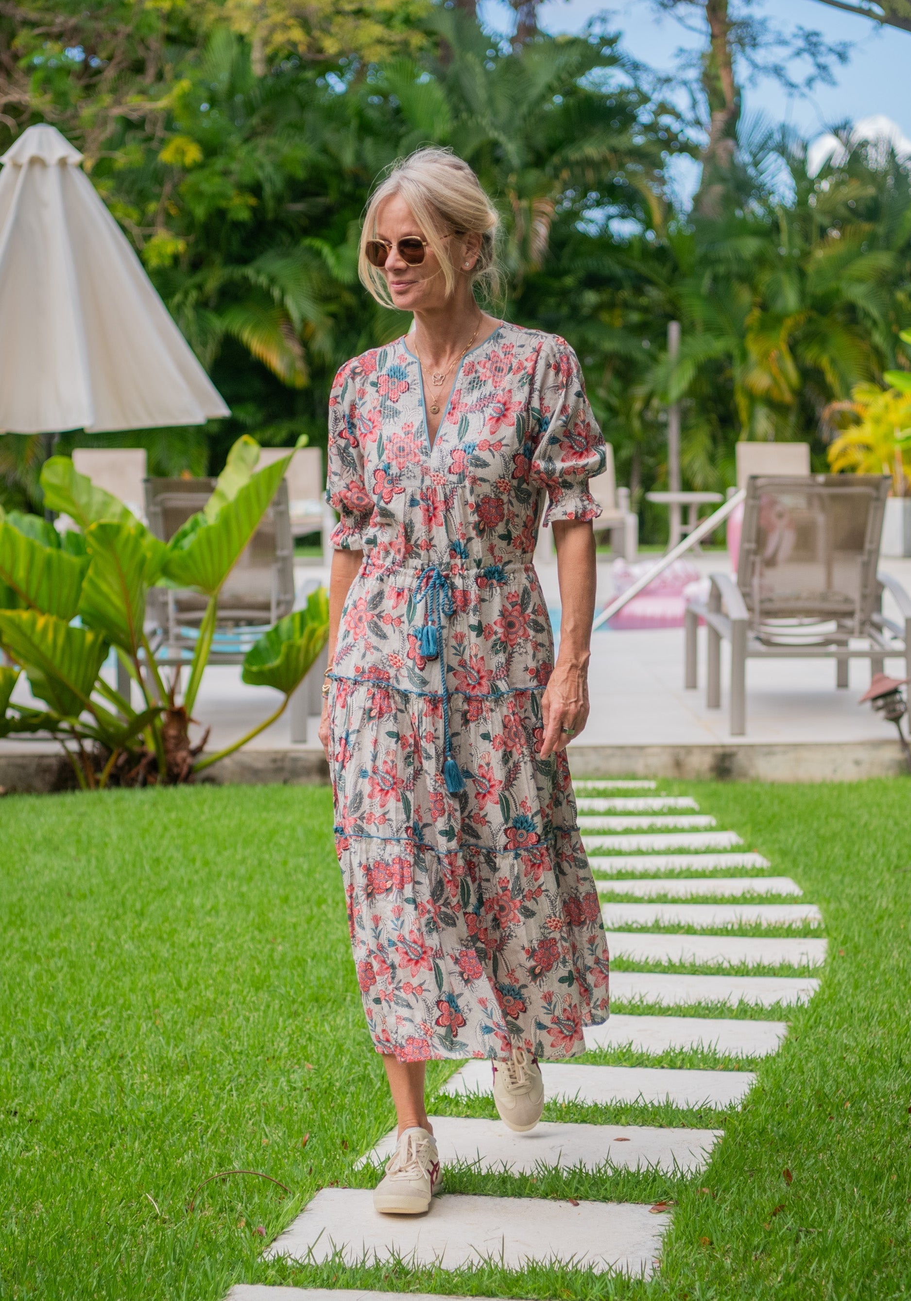 Tara Dress - Bali Flower
