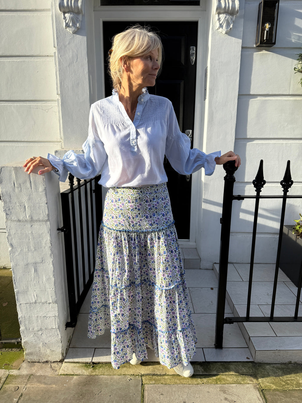 Amy Blouse - Blue Voile